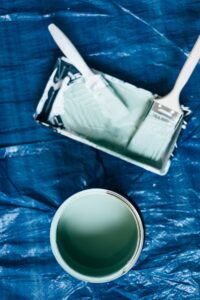 Man is painting wall creative home decor Creative Home Decor