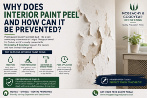 Home 6 Why does interior paint peel